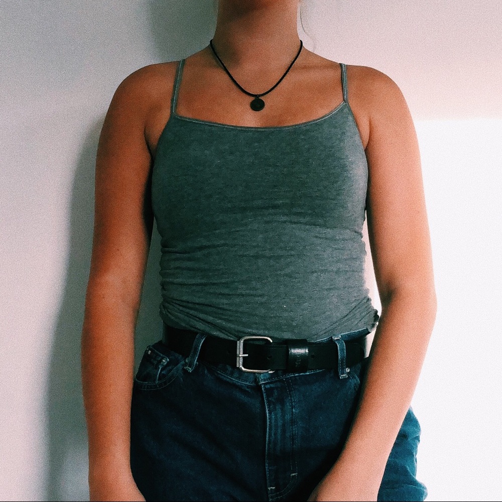 dark grey cami